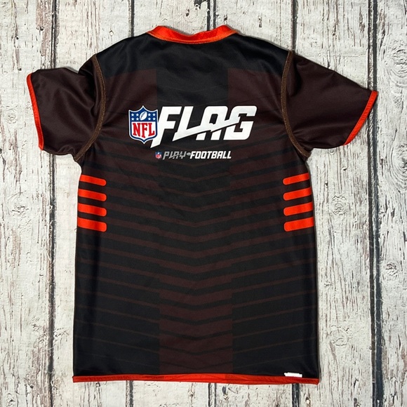 Cleveland Browns NFL Flag Football Youth Boys Kids Reversible Jersey - Picture 2 of 6